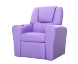 KEEZI KIDS LAZY LUX RECLINER - PURPLE