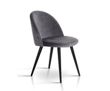 SOFT VELVET DINING CHAIR