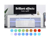 ARTISS 130CM RGB LED HIGH GLOSS ENTERTAINMENT UNIT